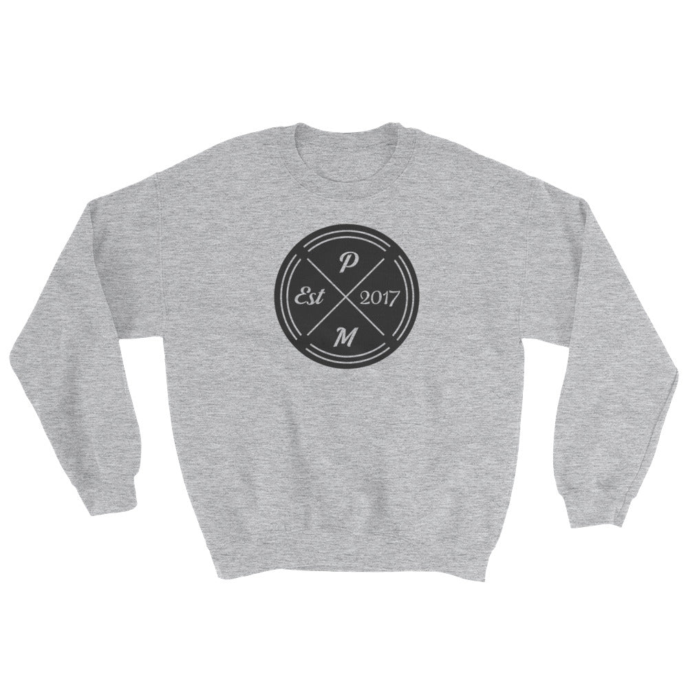 Black Classic Logo Sweater – Prestigious Minds
